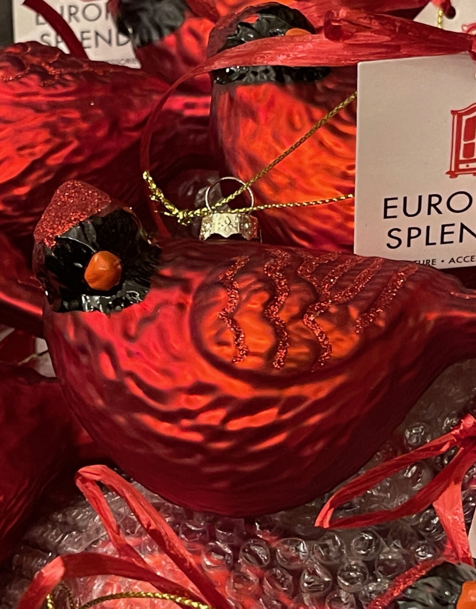 5.25" CARDINAL ORNAMENT