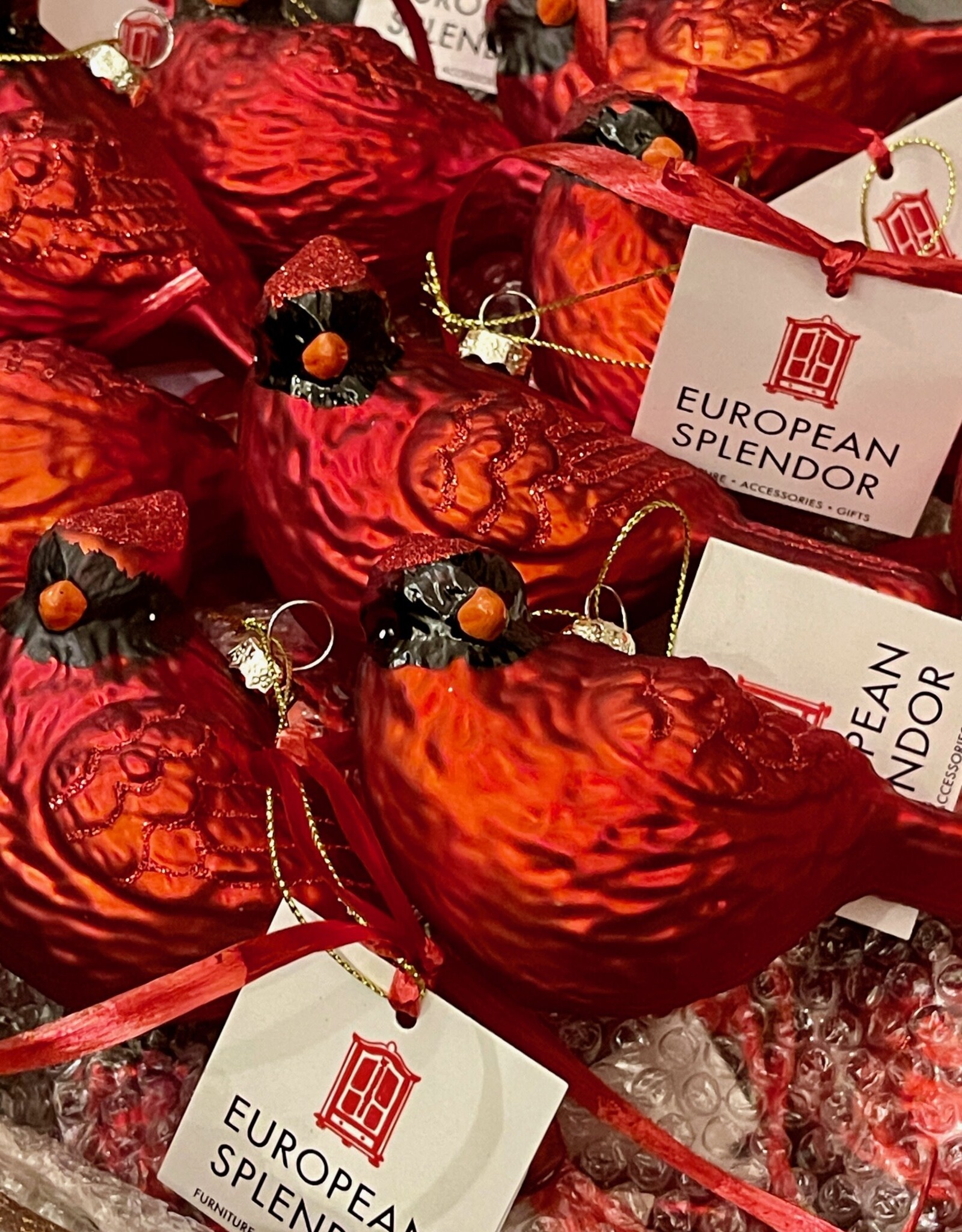 5.25" CARDINAL ORNAMENT