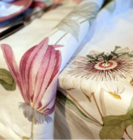 Italian Linen - Granadilla Table Square 33.5 x 33.5