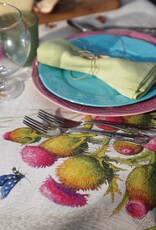 Italian Linen - Cynar Tablecloth 67" x 67" Green