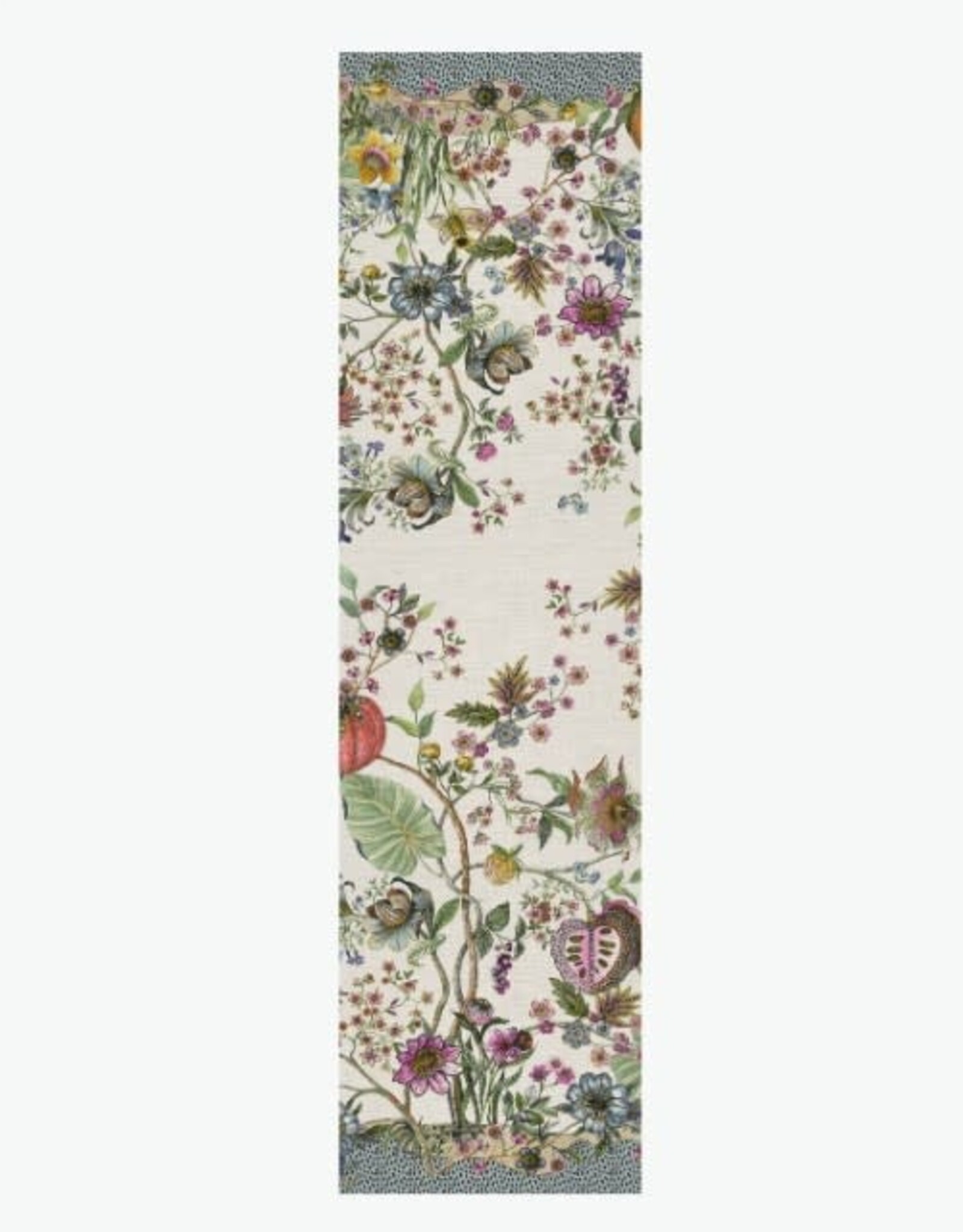 Italian Linen - Biloba Runner 18"x67" Naturale