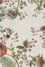 Italian Linen - Biloba Runner 18"x67" Naturale