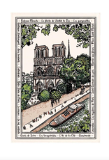Notre Dame Tea Towel Écru 19" X 28"