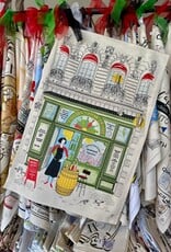 Façade Caviste Tea Towel Écru 18.5 X 28