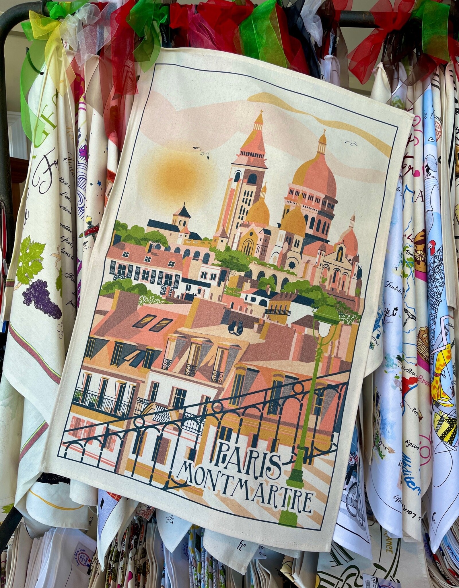 Village Montmartre Tea Towel Écru 48 X 72