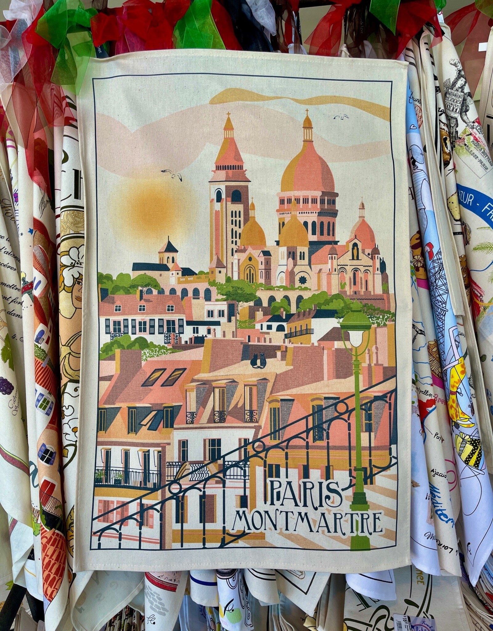 Village Montmartre Tea Towel Écru 48 X 72