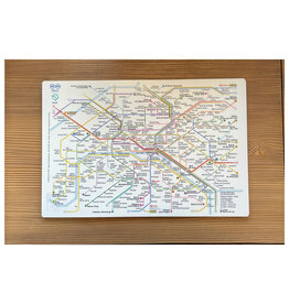 Placemat Paris RATP Assortis 45 X 30
