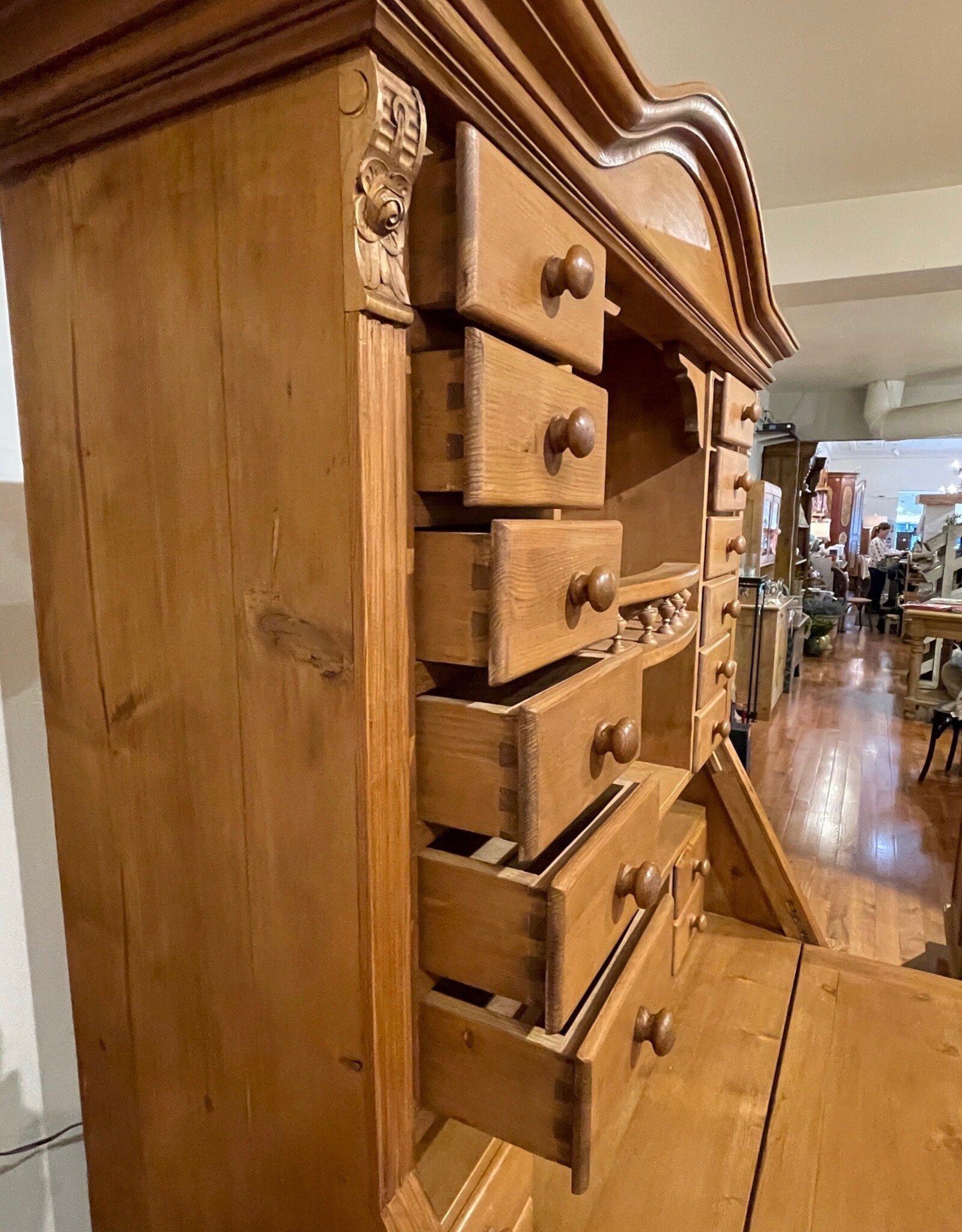 Secretary Desk - 78" Tall x 48" Wide x 21" Deep