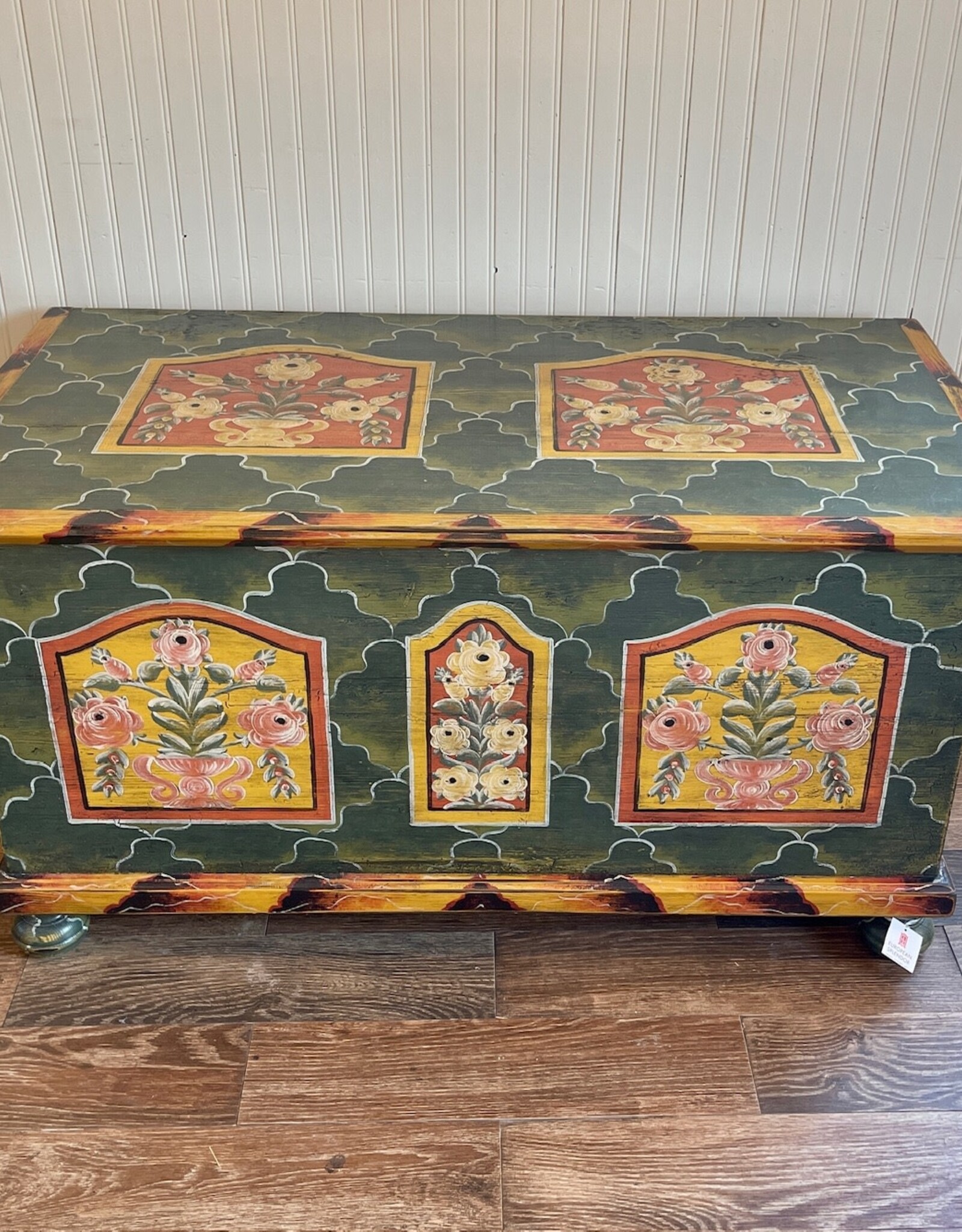 Trunk - Original - Green #4 - Bohemian Florals