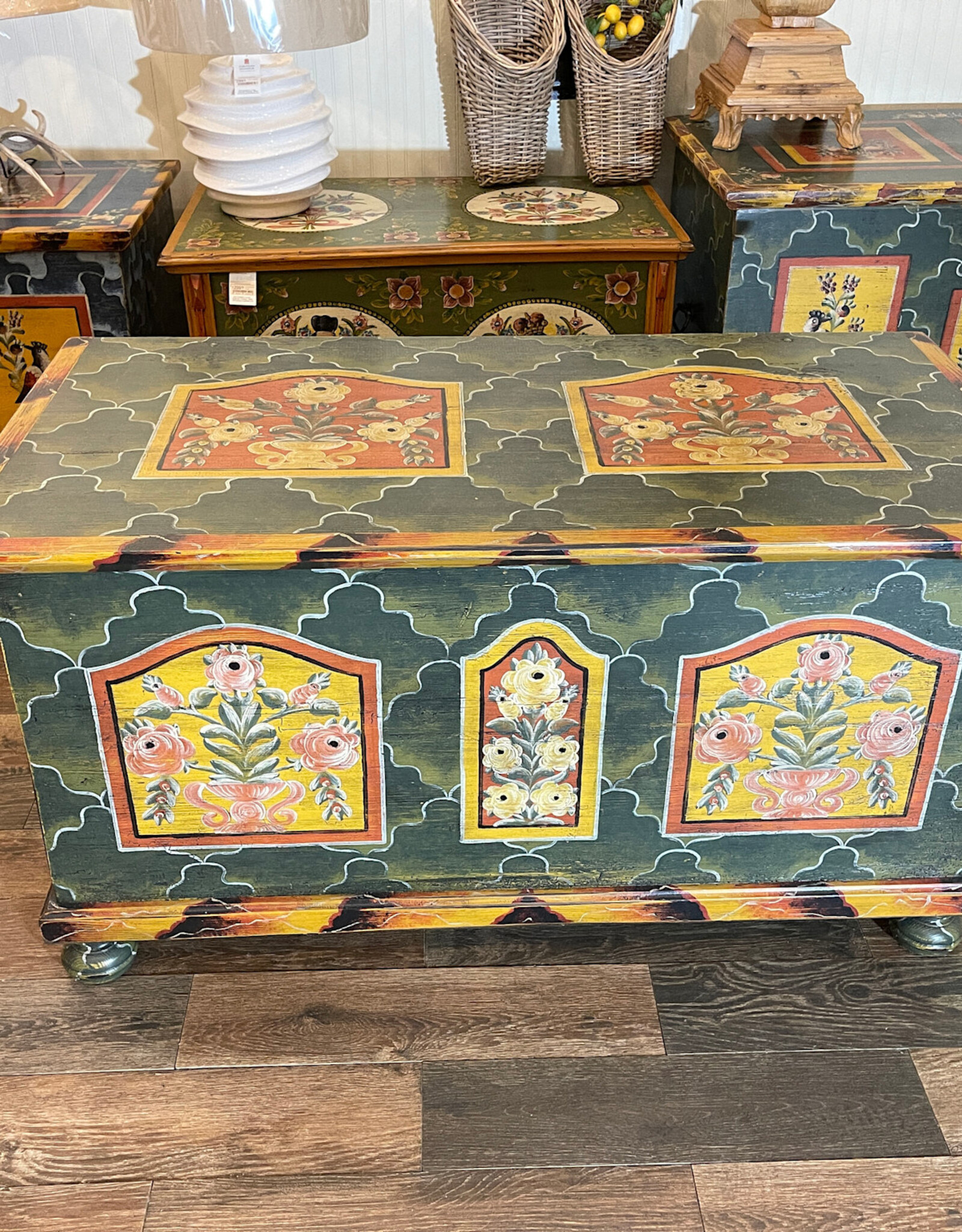 Trunk - Original - Green #4 - Bohemian Florals