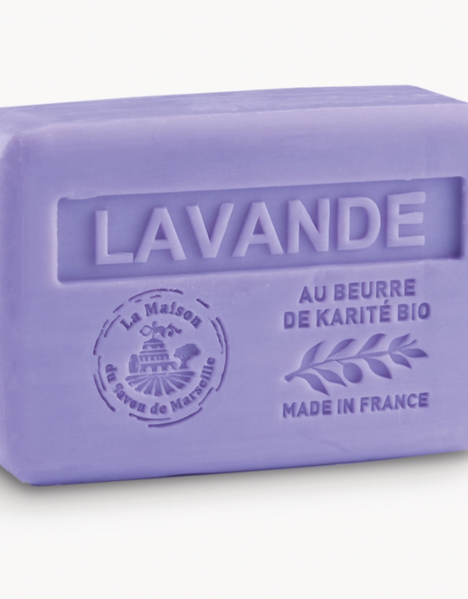 Panier Des Sens La Maison du Savon de Marseille Shea Butter Soap 8.8 oz (250g) - Lavender