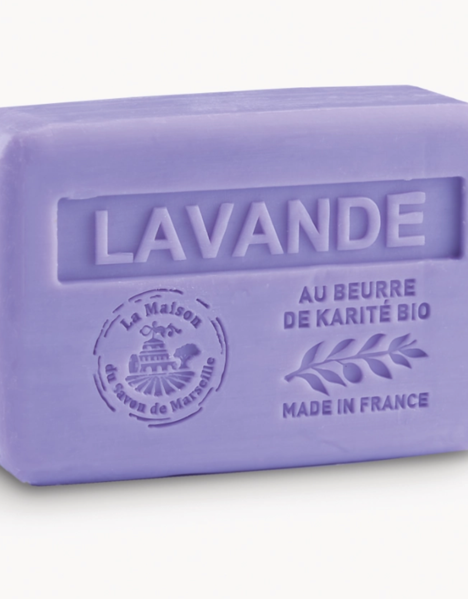 Panier Des Sens La Maison du Savon de Marseille Shea Butter Soap 4.4 oz (125g) - Lavender