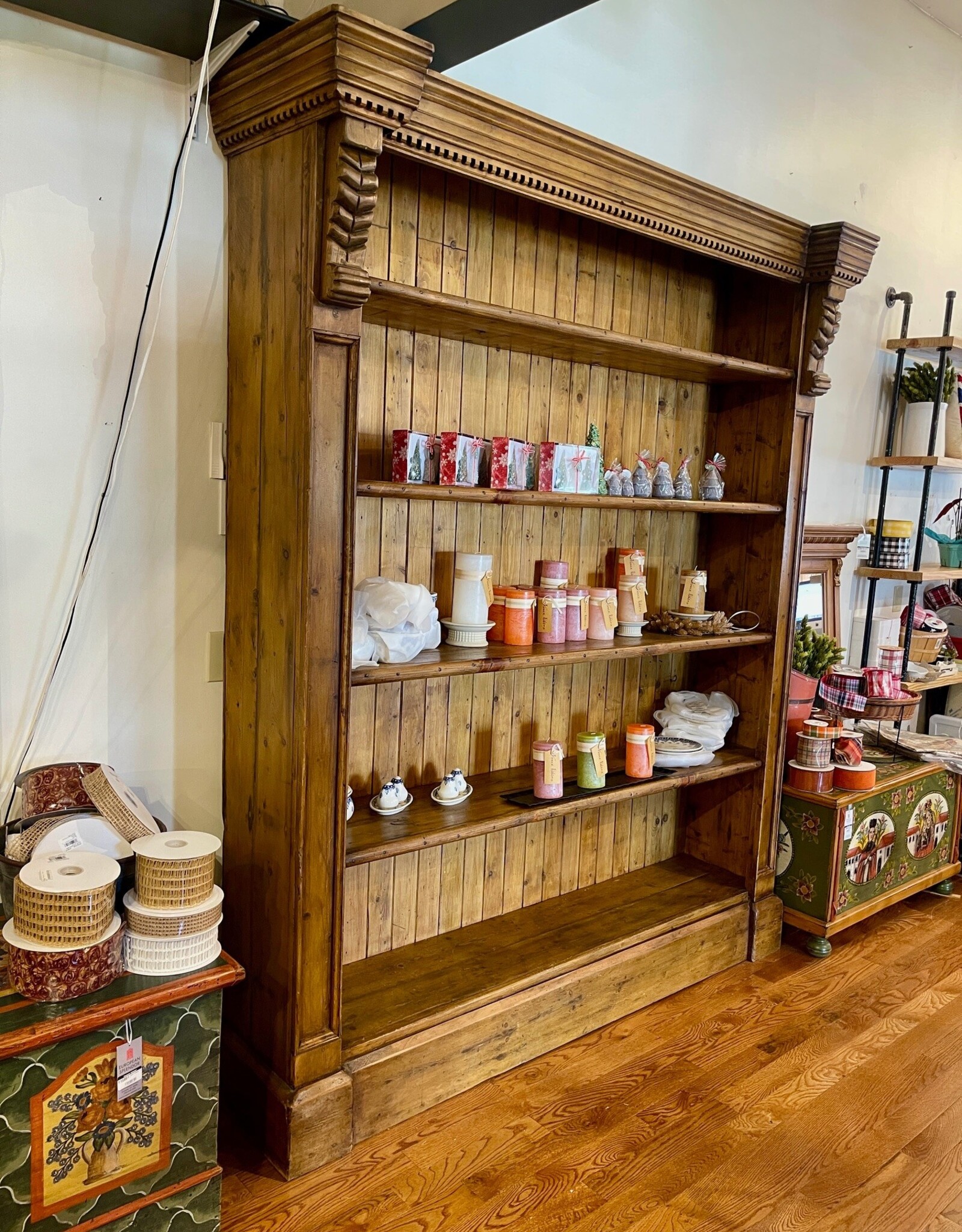 Large Pine Book Case - 8' Tall  x 6.5' Wide x 17" Deep