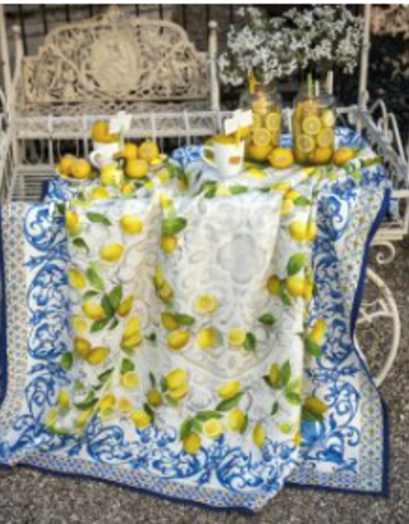 Italian Linen - Cetara Tablecloth 67"x67" Cream