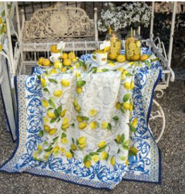 Italian Linen - Cetara Tablecloth 67"x67" Cream