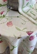 Italian Linen - Petits Pois Table Runner 18"x67" Cream