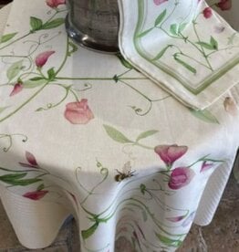 Italian Linen - Petits Pois Table Runner 18"x67" Cream