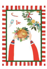 Italian Linen - Hand On Tacchino Cream Kitchen Towel 20" x 28"