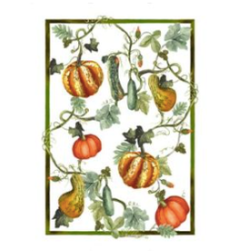 Italian Linen - Kurbis Zucche Kitchen Towel 20" x 28" Cream
