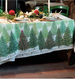 Italian Linen - Fairy Tree Tablecloth 67" x 67" (100% Linen)