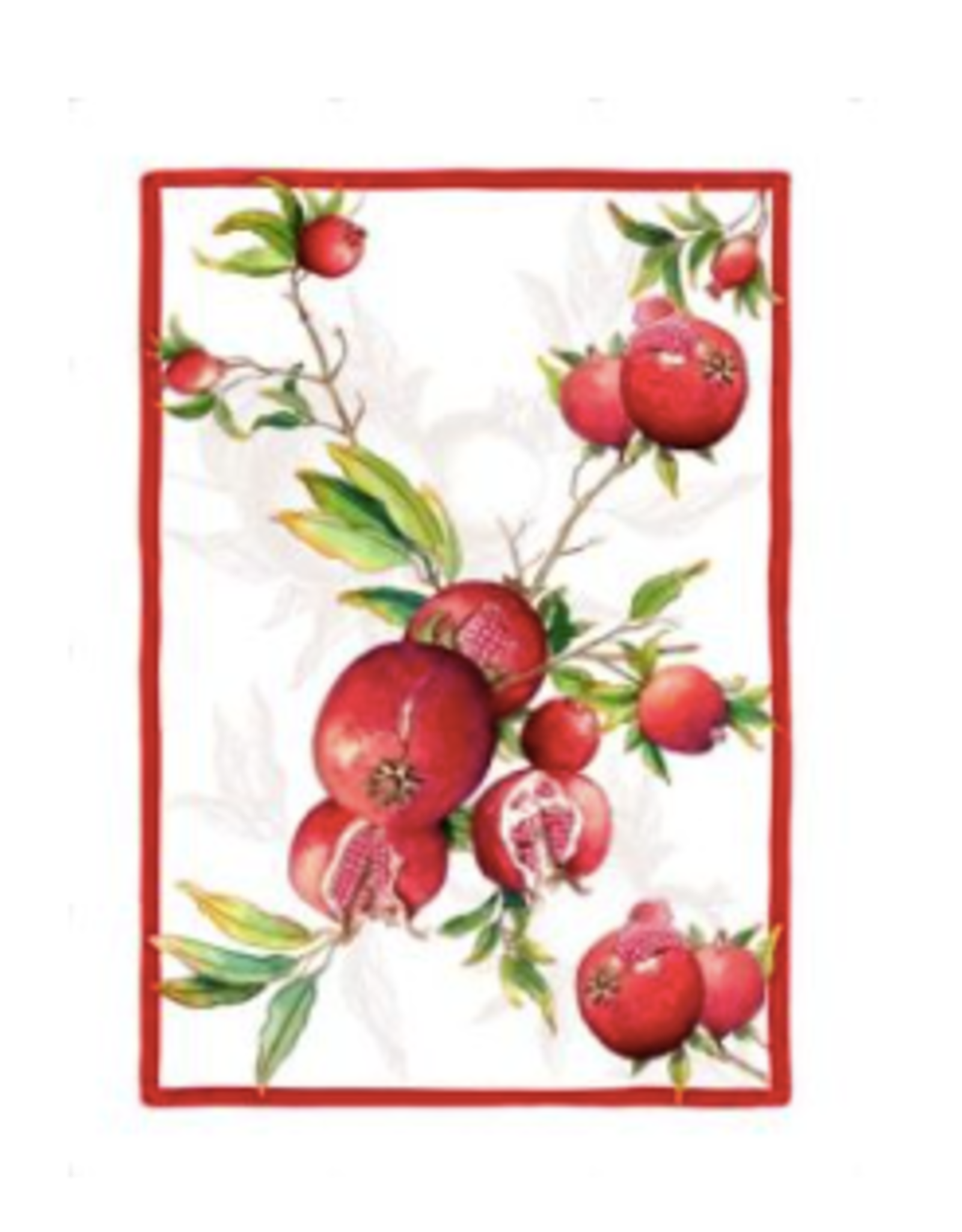 Italian Linen - Zakuro Rosso Kitchen Towel 20" x 28" (100% Linen)