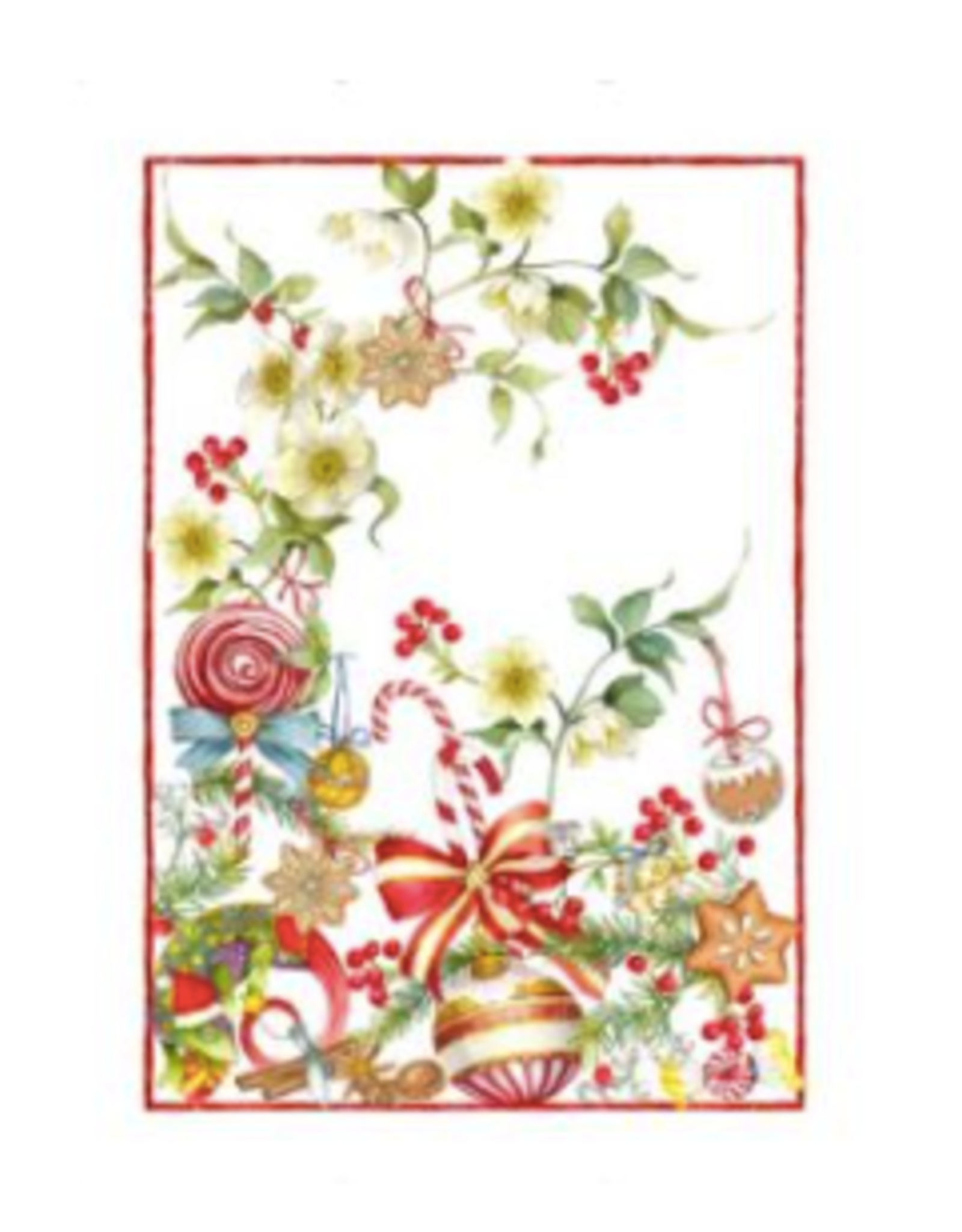 Italian Linen - Marzapepe Palline Kitchen Towel - 20" x 28"