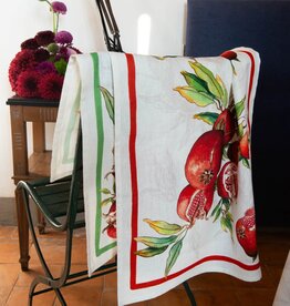 Italian Linen - Zakuro Rosso Table Runner 18" x 67" (100% Linen)