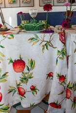 Italian Linen - Zakuro Rosso Table Square 33.5" x 33.5" (100% Linen)