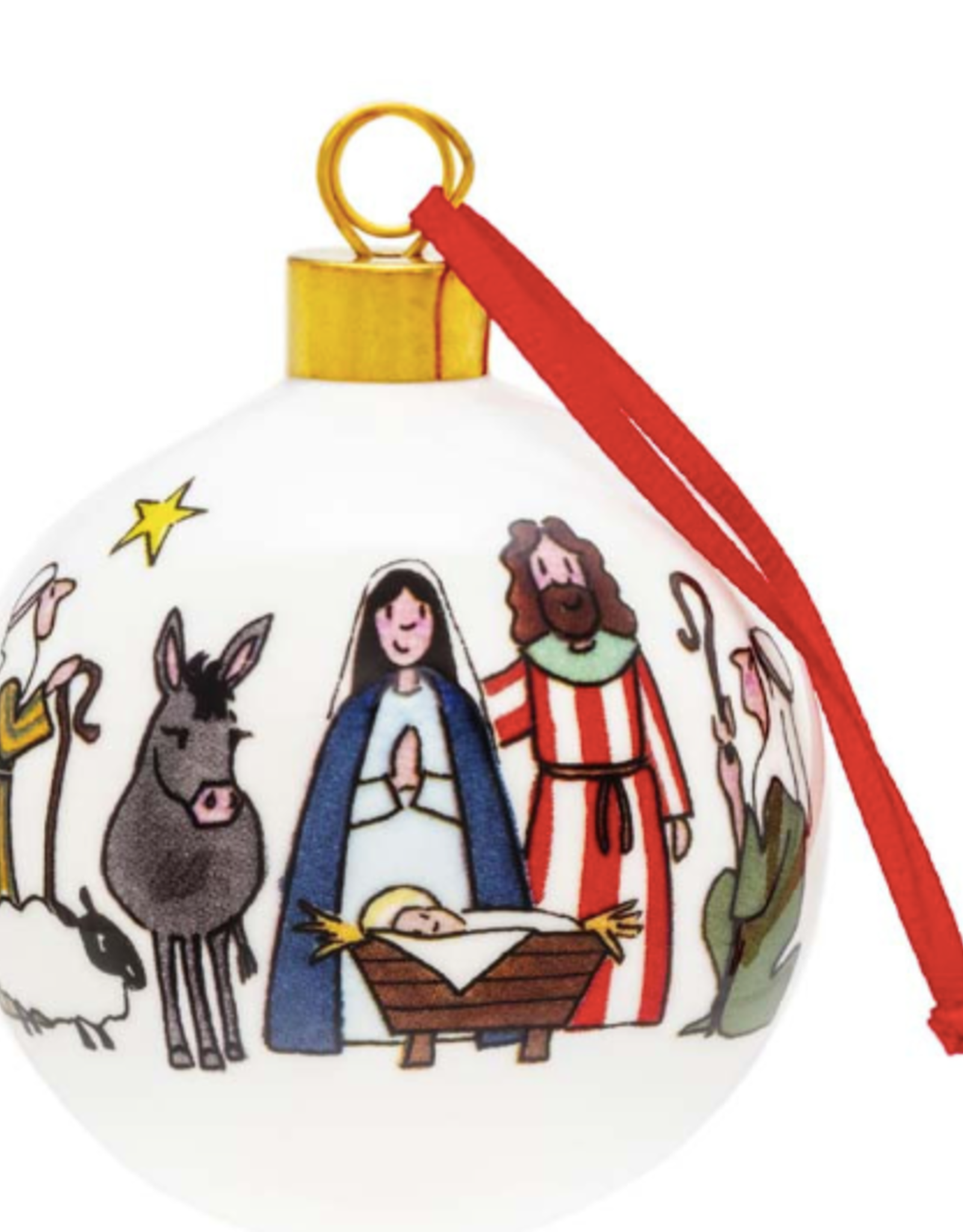 Alison Gardiner Alison Gardiner Nativity Bauble 2.4” diameter
