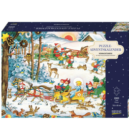 Korsch Advent - Christmas Parade Jigsaw Puzzle - 8.5"H x 12.5"W x 1.75"D