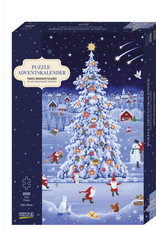 Korsch Advent - Tomte Christmas Magic Jigsaw Puzzle - 12.5"H x 8.5"W x 1.75"D