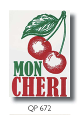 Mon Cheri Greeting Card (Letterpress)