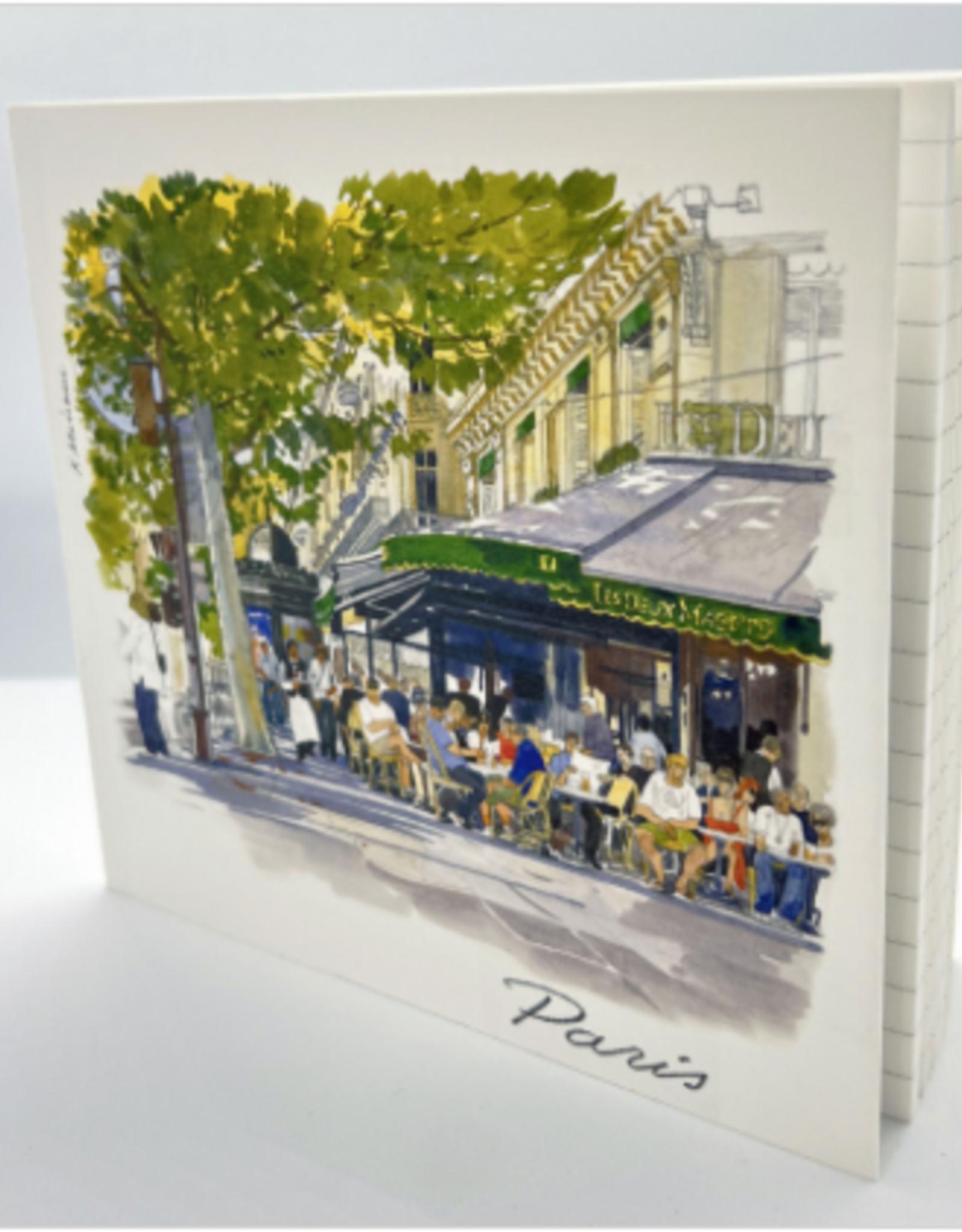 Les Deux Magots Notebook (CARNET) 6.5" X 6"