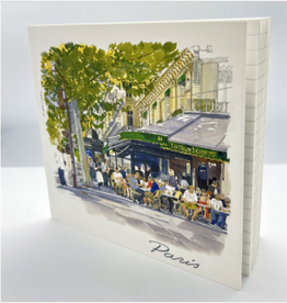 Les Deux Magots Notebook (CARNET) 6.5" X 6"