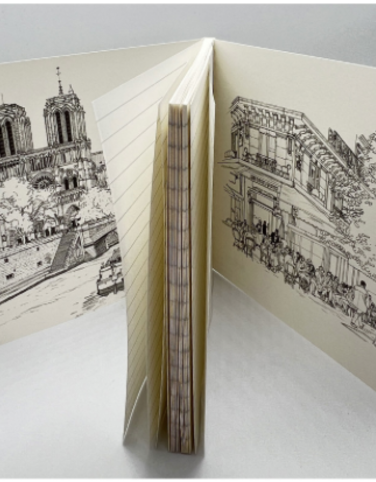 Les Deux Magots Notebook (CARNET) 6.5" X 6"