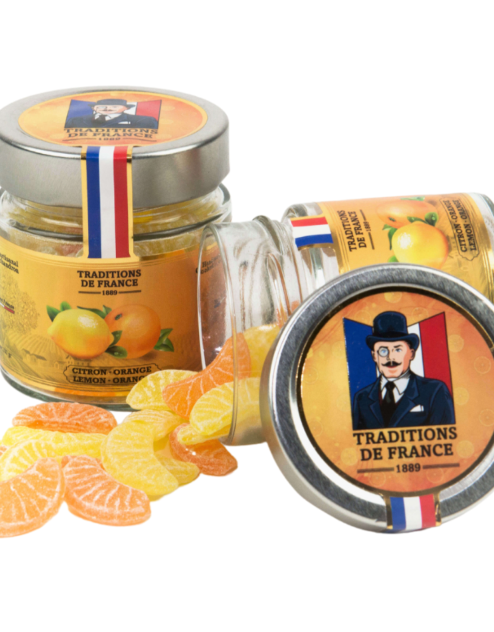 Traditions de France Traditions de France - Lemon/Orange Handmade Candies  (4.6 OZ)
