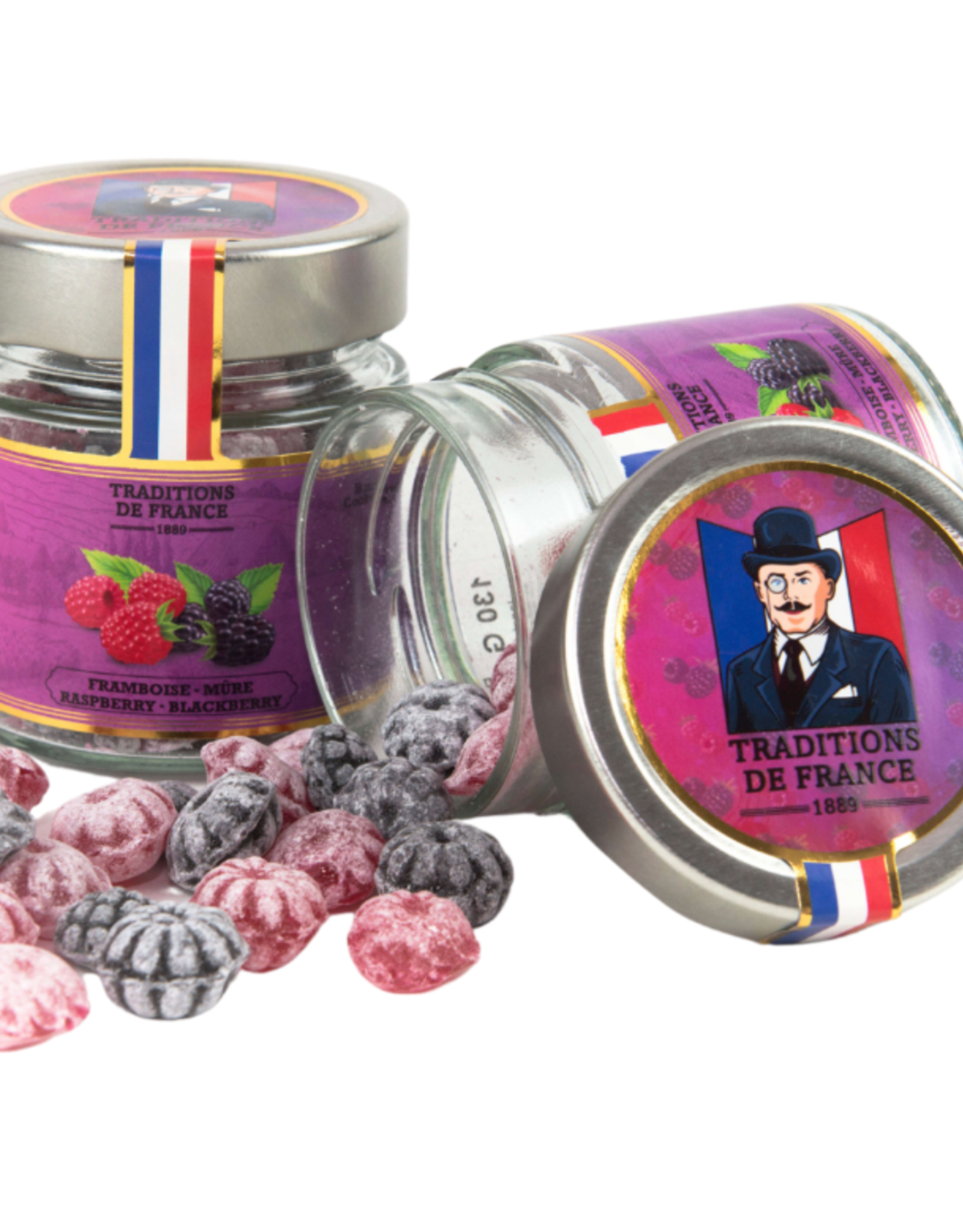 Traditions de France Traditions de France - Raspberry/Blackberry Handmade Candies (4.6 OZ)