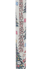 Alison Gardiner Alison Gardiner Christmas Trees Advent Taper Candle 11.5"