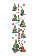 Alison Gardiner Alison Gardiner Christmas Trees Advent Taper Candle 11.5"