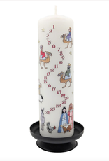 Alison Gardiner Alison Gardiner Nativity Advent Large Pillar Candle 7.9" x 2.4"