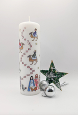 Alison Gardiner Alison Gardiner Nativity Advent Large Pillar Candle 7.9" x 2.4"
