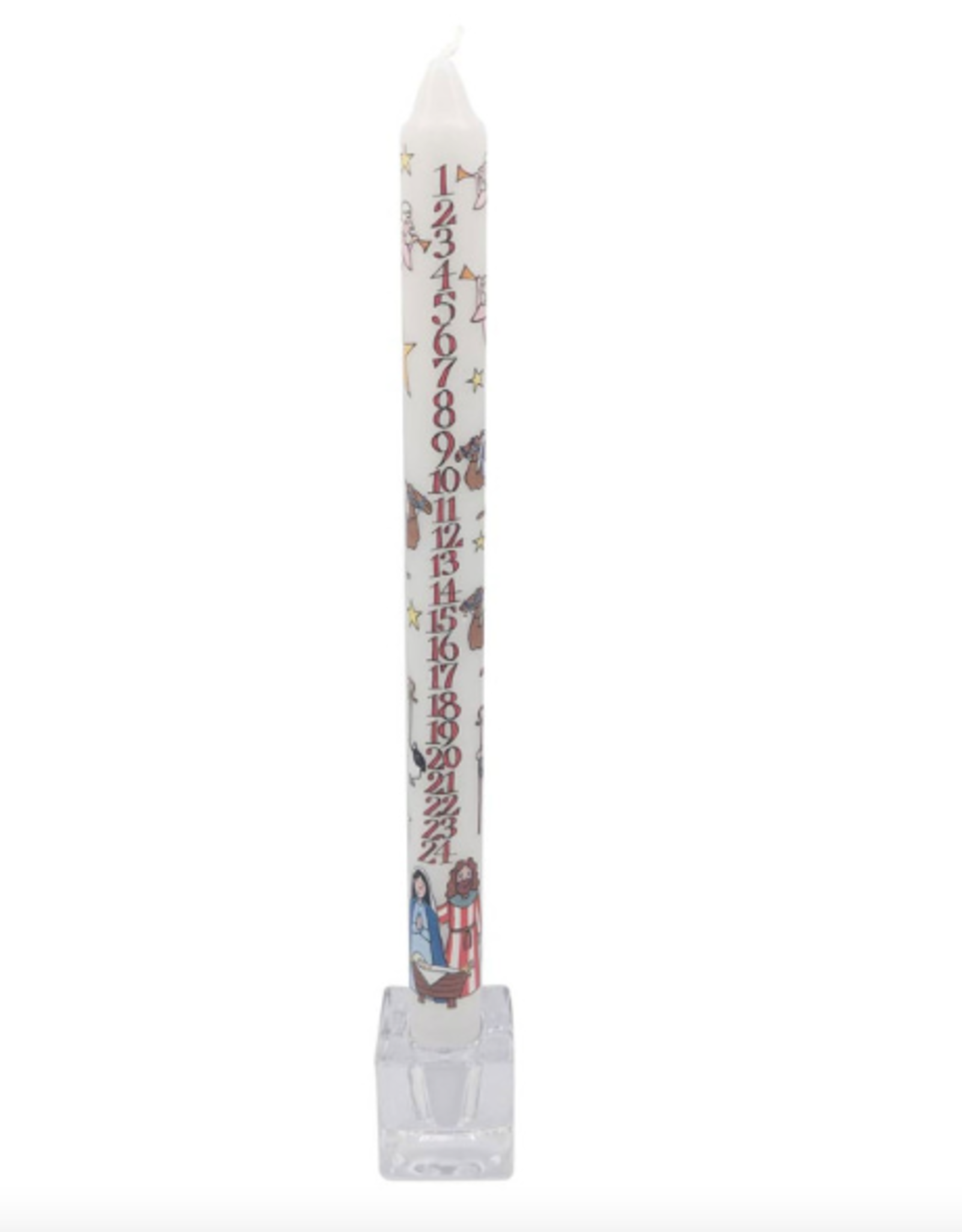 Alison Gardiner Alison Gardiner Nativity Advent Taper Candle 11.5"