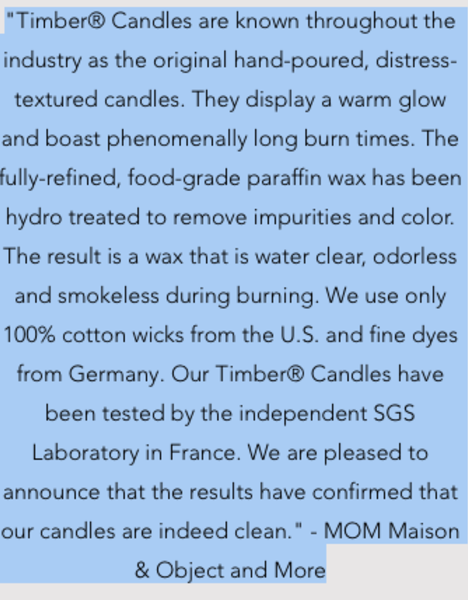 Timber Pear Melon White - 3 x 4 Vance Kitira Candle