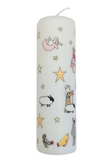 Alison Gardiner Alison Gardiner Nativity Advent Large Pillar Candle 7.9" x 2.4"