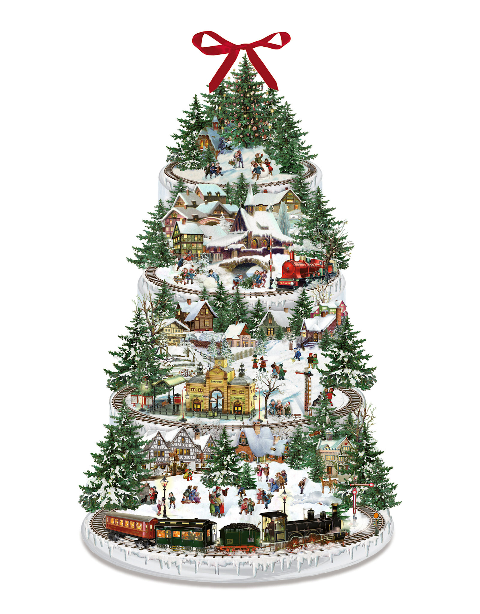 Alison Gardiner Alison Gardiner Coppenrath Christmas Railway Large Advent Calendar