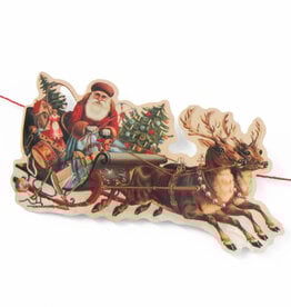 Alison Gardiner Alison Gardiner Santa Sleigh Garland (Approximately 9.8 ft)