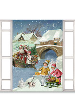 Alison Gardiner 3D Nostalgic Christmas Windows Advent Calendar Card (SET OF 4)
