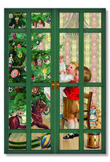 Alison Gardiner 3D Nostalgic Christmas Windows Advent Calendar Card (SET OF 4)