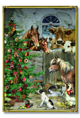 Alison Gardiner Coppenrath Festive Farm Advent Calendar 11.69" x 8.27"