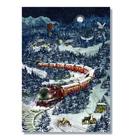 Alison Gardiner Magical Winter Express Standard Advent Calendar 11.69" x 8.26"